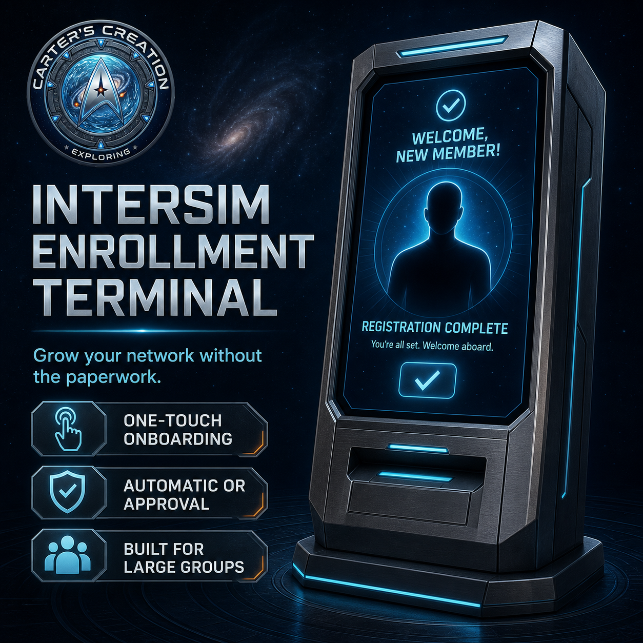 Intersim Enrollment Terminal
